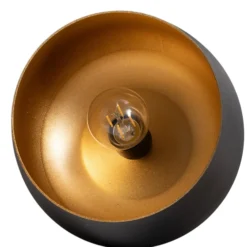 Lámpara colgante Berceste N-1410 negro metal 3 luces lineal