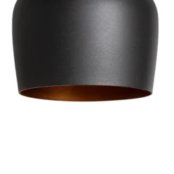 Lámpara colgante Berceste N-1410 negro metal 3 luces lineal