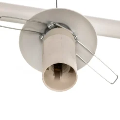 Lámpara colgante Beryl, 3 luces, blanco