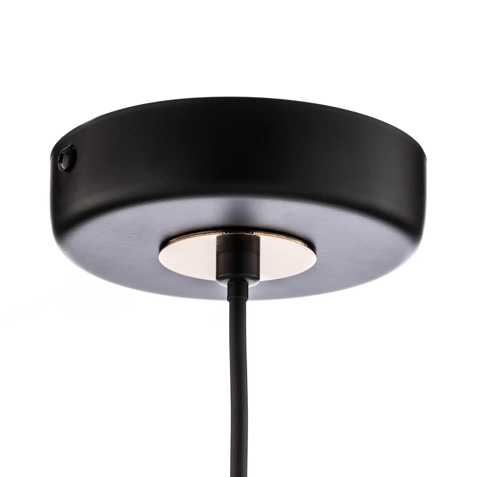 Lámpara colgante Beryt Pro de metal negro/dorado