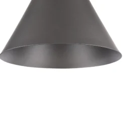 Lámpara colgante Bicones en negro Ø 22cm