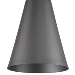 Lámpara colgante Bicones en negro Ø 14cm