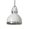 Lámpara colgante blanca Britta, diseño industrial