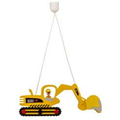 Lámpara colgante Bodo en forma de excavadora