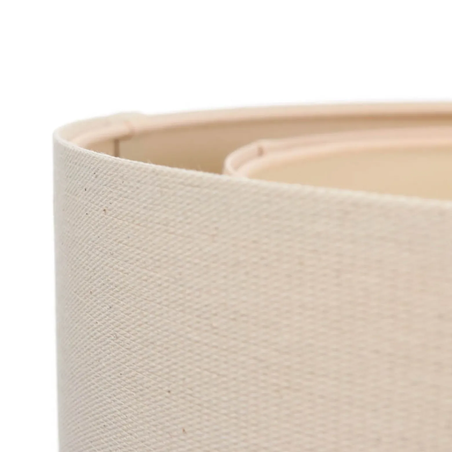 Lámpara colgante Boho, crema/beige, Ø 50 cm, altura 20 cm, yute