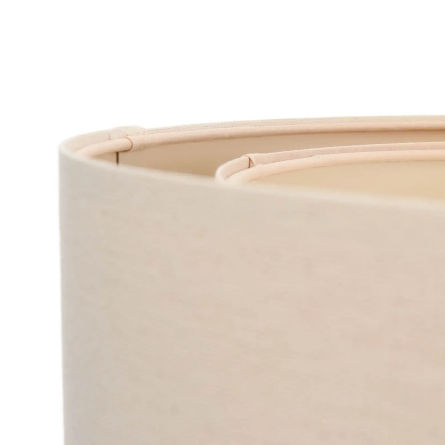 Lámpara colgante Boho, crema/beige, Ø 50 cm, altura 20 cm, yute