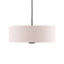 Lámpara colgante Bosco 55 de Globen Lighting, beige, Ø 55 cm, tela