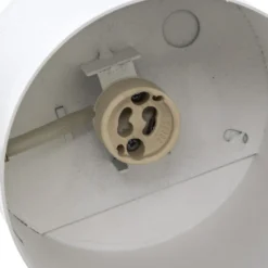 Lámpara colgante Bot, blanca, 4 luces