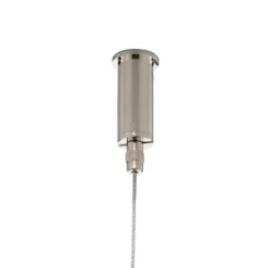 Lámpara colgante Bot, negro, 6 luces