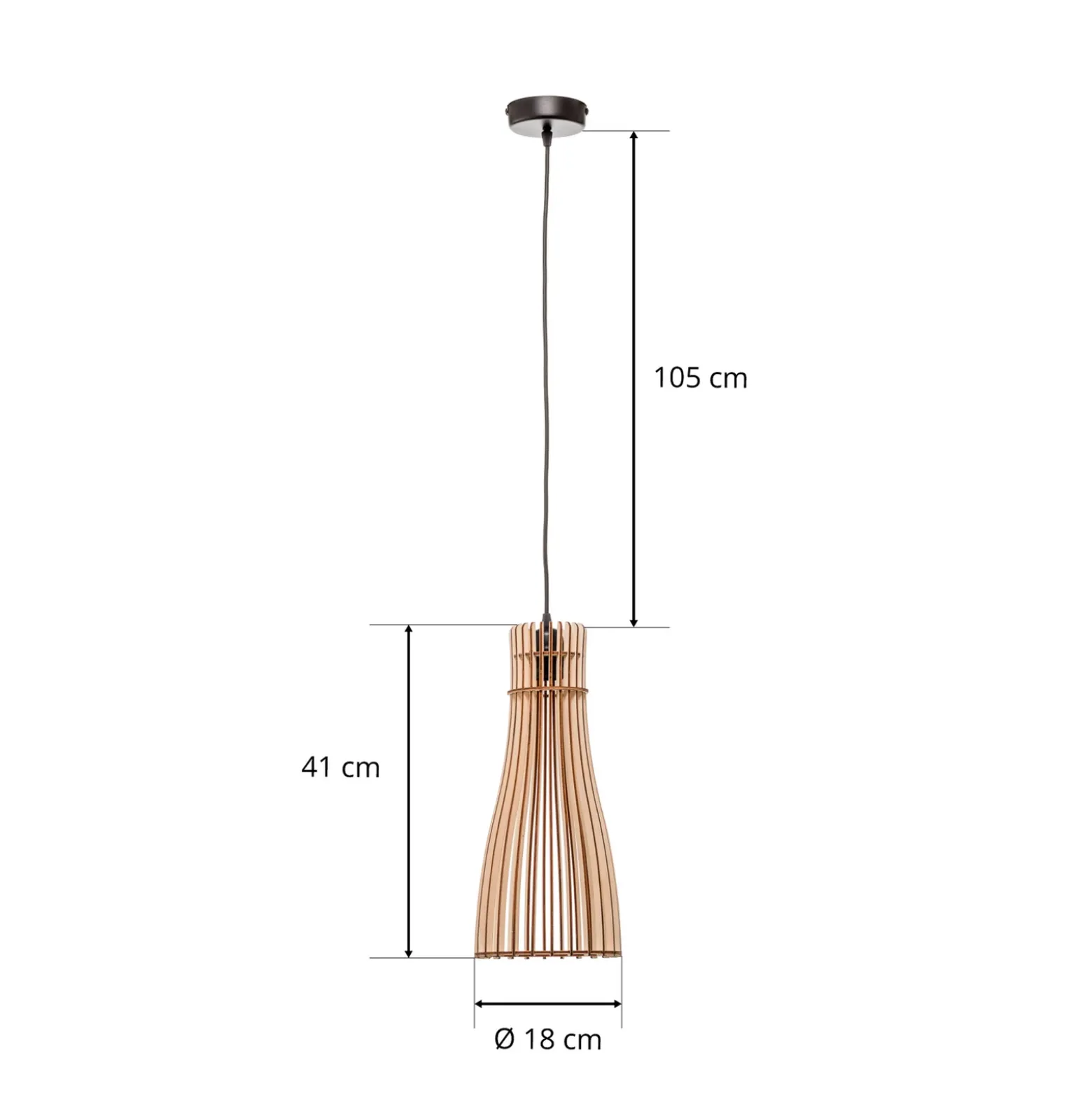 Lámpara colgante Bottle, 1 luz