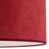 Lámpara colgante Bristol, patrón tejido, rojo