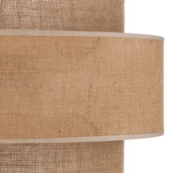 Lámpara colgante Calisto, Jute, marrón natural, 3 luces, Ø 50 cm