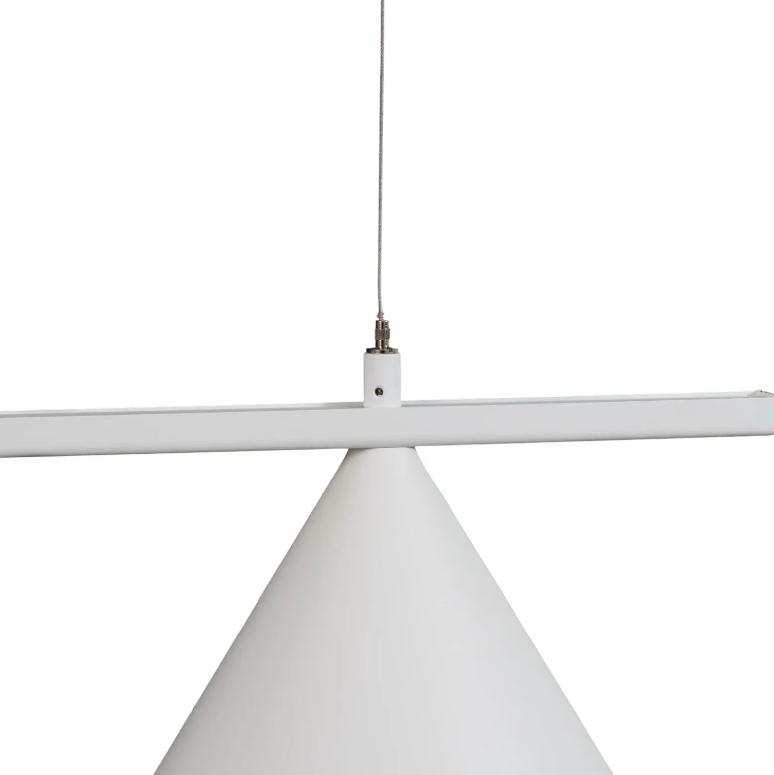 Lámpara colgante Capital, blanca, 3 luces, Ø 32 cm, GX53