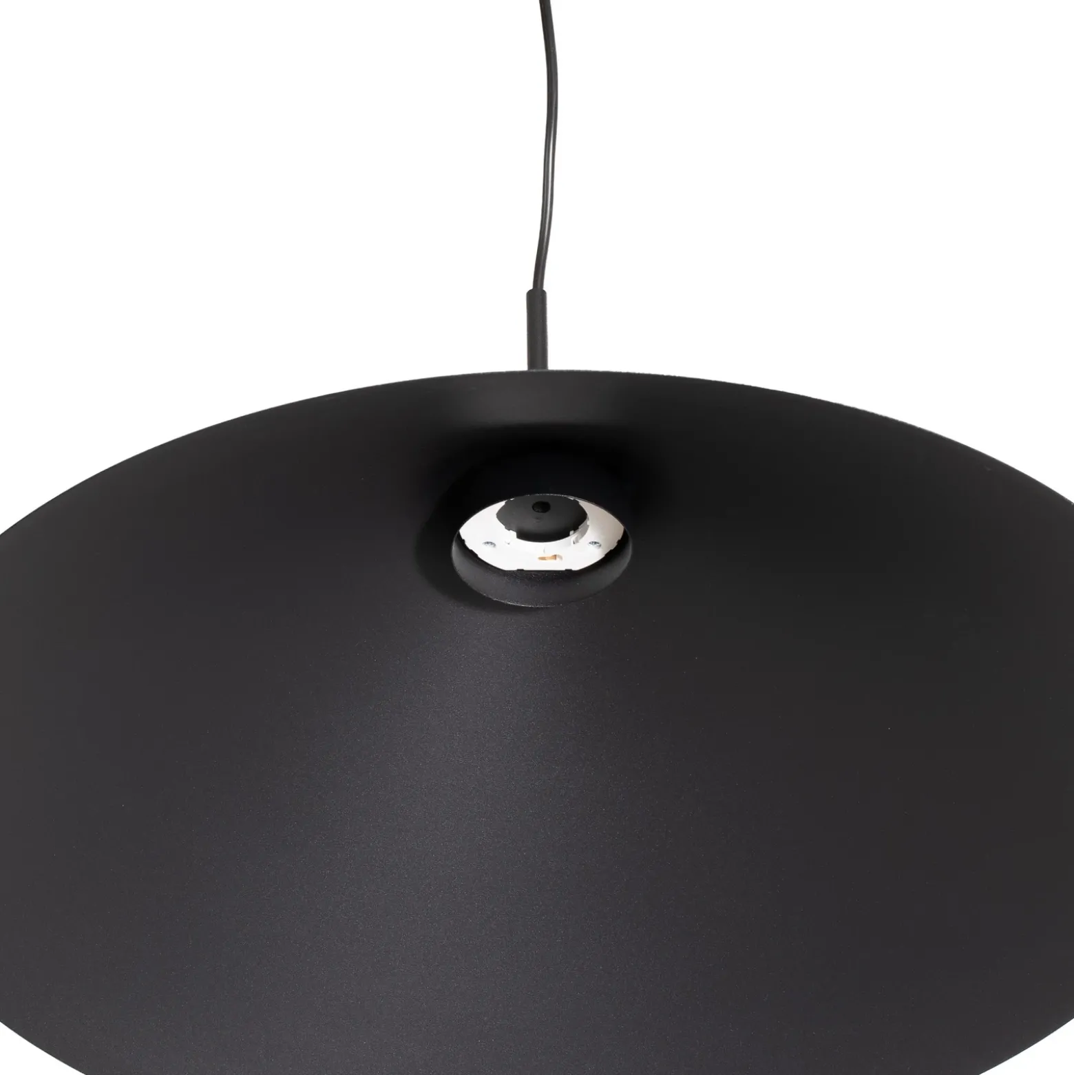 Lámpara colgante Capital, negra, 1 luz, Ø 60 cm, GX53