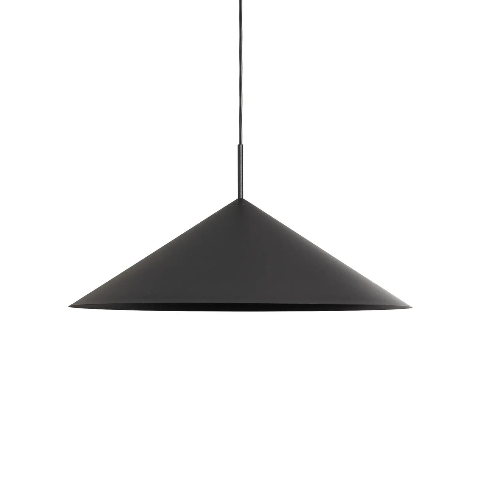 Lámpara colgante Capital, negra, 1 luz, Ø 60 cm, GX53
