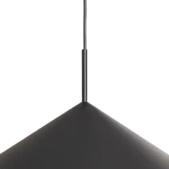 Lámpara colgante Capital, negra, 1 luz, Ø 60 cm, GX53