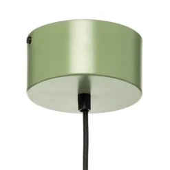 Lámpara colgante Class de metal, verde/blanco