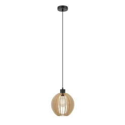 Lámpara colgante Clay, contrachapado de abedul, Ø 23 cm