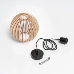 Lámpara colgante Clay, contrachapado de abedul, Ø 23 cm