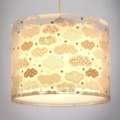 Lámpara colgante CLOUDS de Dalber para habitaciones infantiles, rosa