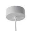 Lámpara colgante Cono, blanca, Ø 27 cm, acero, 1 luz