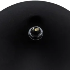 Lámpara colgante Cono, de 1 luz, Ø 27 cm, negra