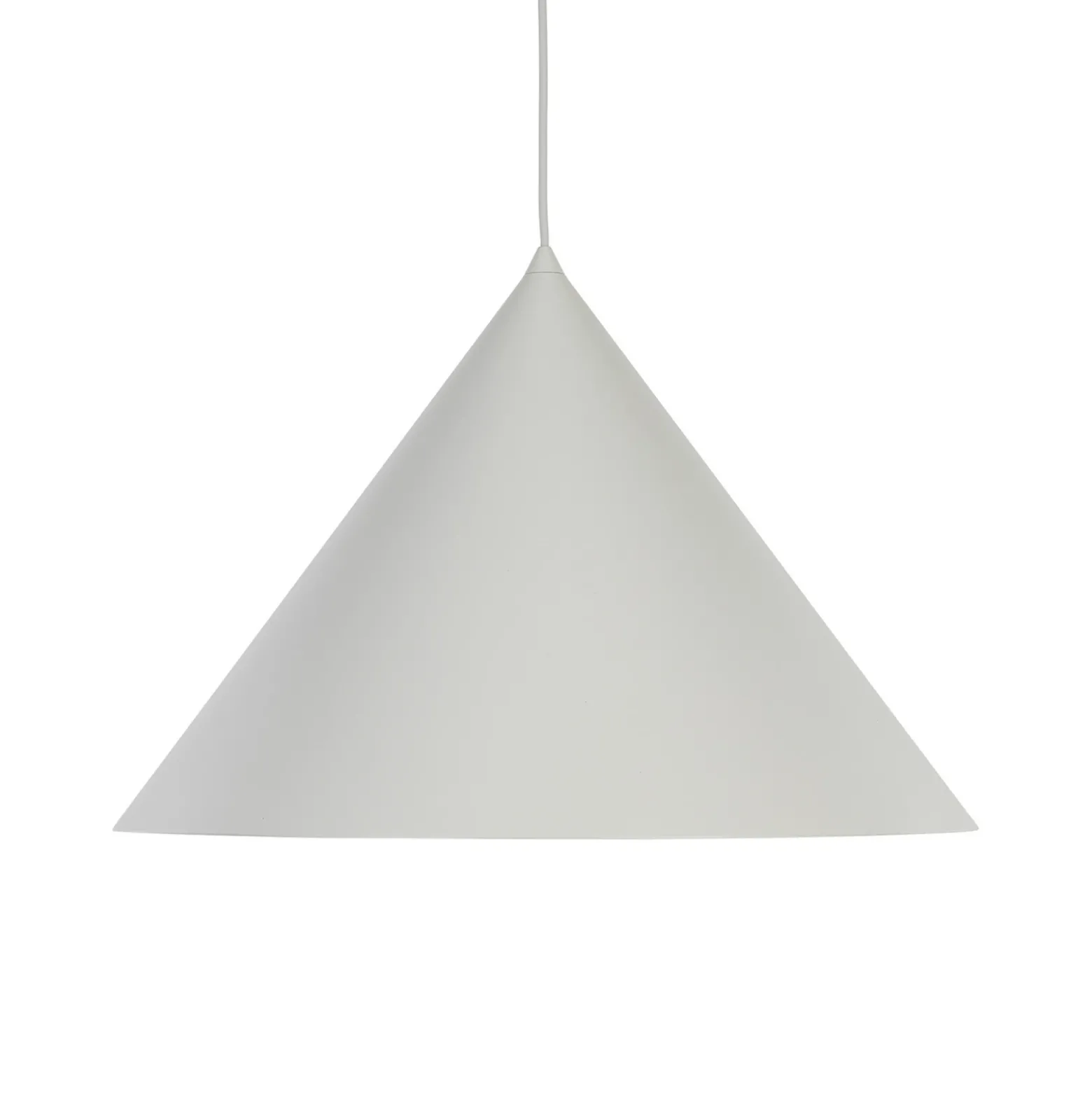Lámpara colgante Cono, 1 luz, Ø 50 cm, beige, E27