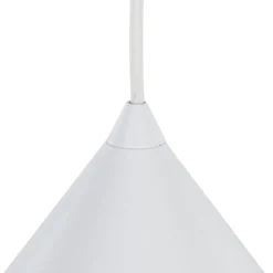 Lámpara colgante Cono, 1 luz, Ø 50 cm, blanco, E27