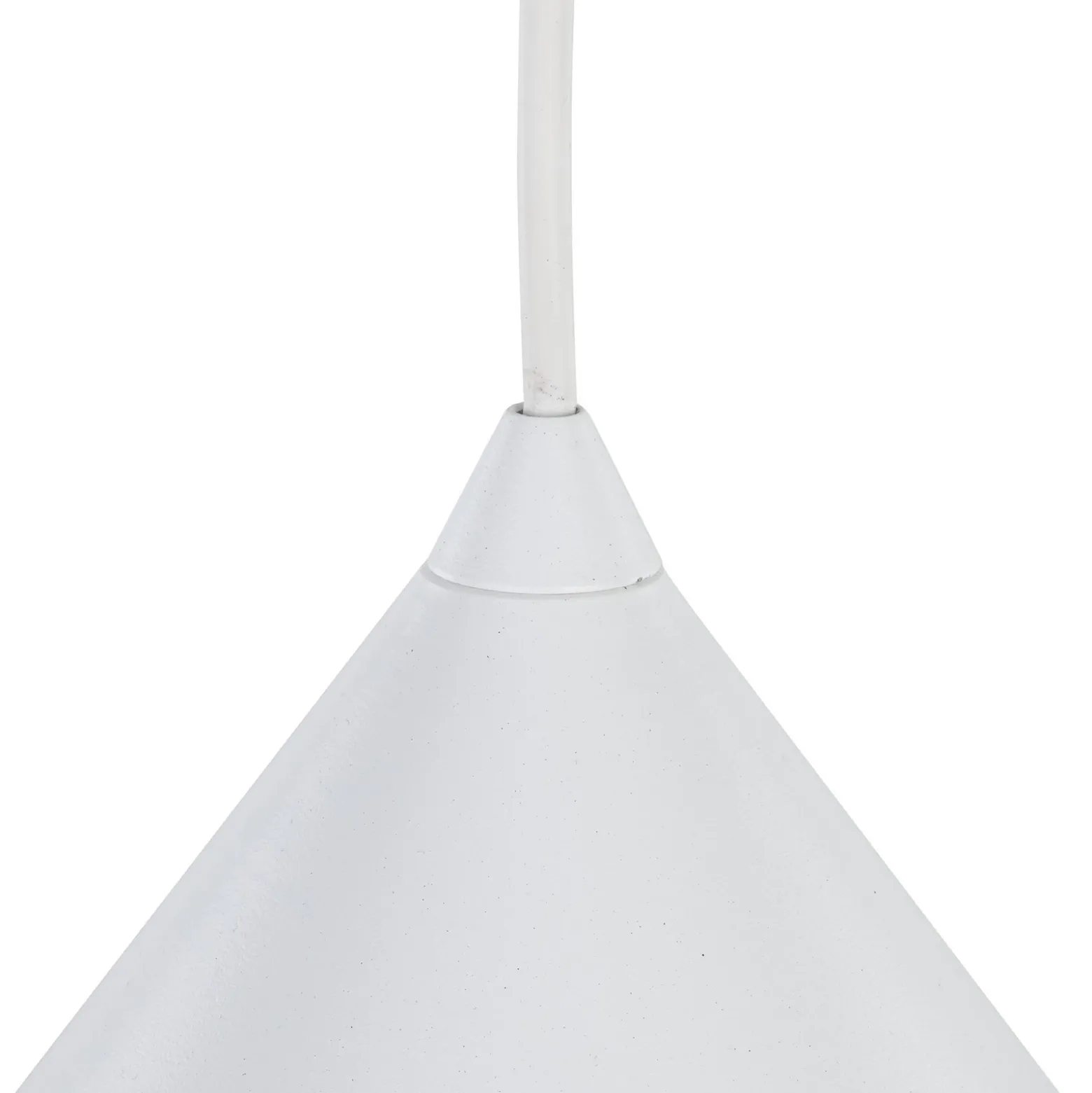 Lámpara colgante Cono, 1 luz, Ø 50 cm, blanco, E27
