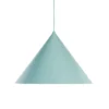 Lámpara colgante Cono, 1 luz, Ø 50 cm, menta, E27
