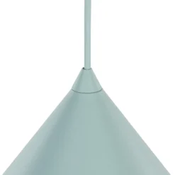 Lámpara colgante Cono, 1 luz, Ø 50 cm, menta, E27