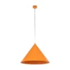 Lámpara colgante Cono, 1 luz, Ø 50 cm, naranja, E27