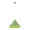 Lámpara colgante Cono, 1 luz, Ø 50 cm, verde, E27