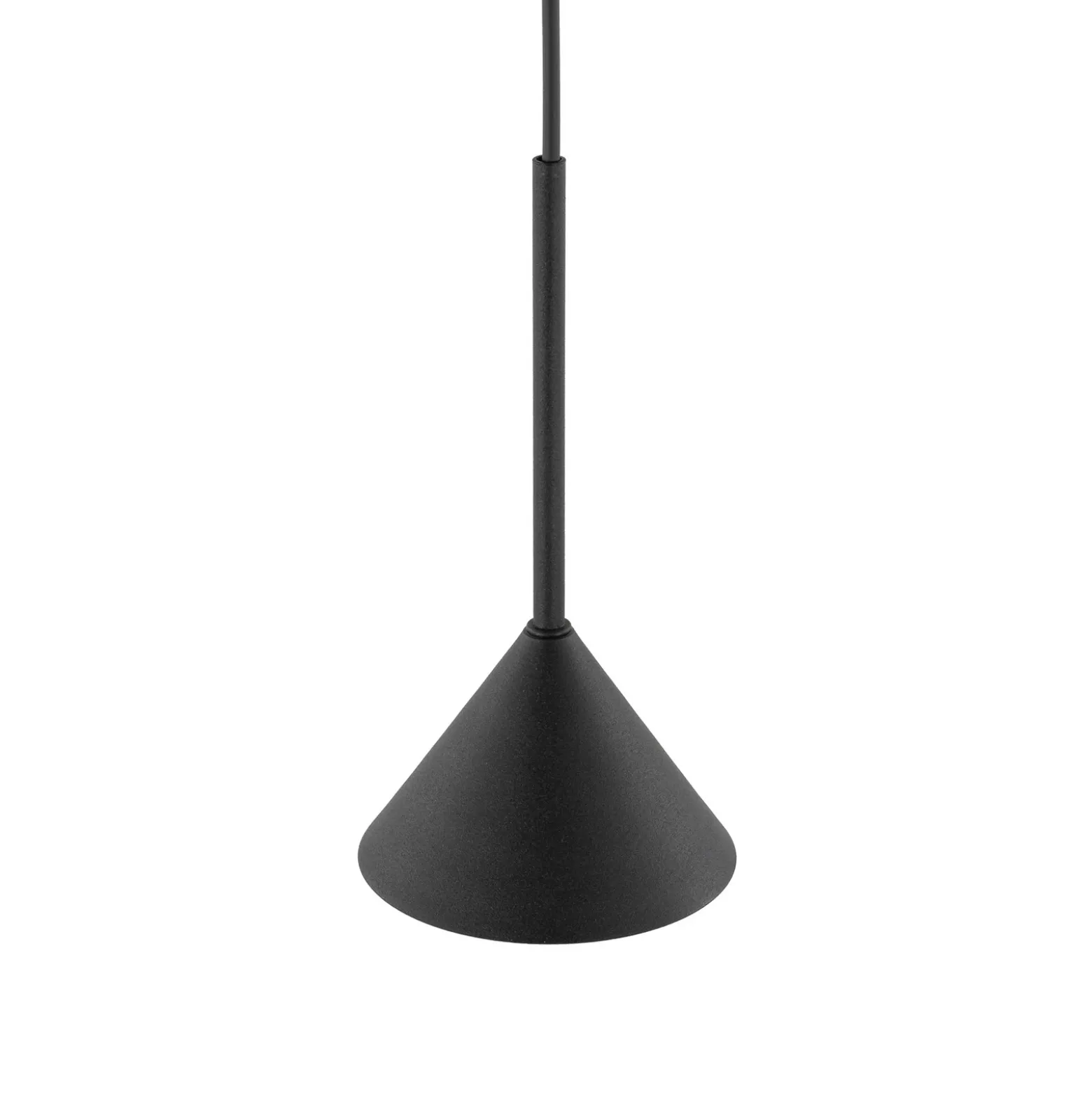 Lámpara colgante Cono Mini, 1 luz, Ø 12 cm, negro GU10