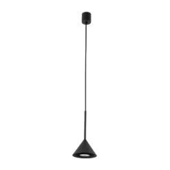 Lámpara colgante Cono Mini, 1 luz, Ø 12 cm, negro GU10