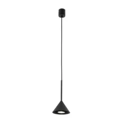 Lámpara colgante Cono Mini, 1 luz, Ø 12 cm, negro GU10