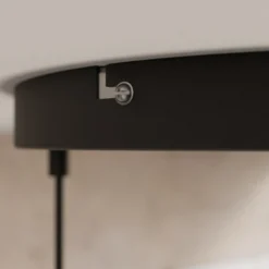 Lámpara colgante Cubus, Ø 50 cm, 3 luces, gris ahumado, cristal