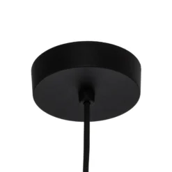 Lámpara colgante Cubus, gris humo, cristal, Ø 30 cm, E27