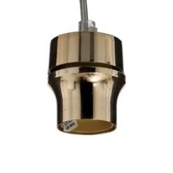 Lámpara colgante Cubus, transparente, cristal, Ø 30 cm, E27