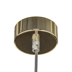 Lámpara colgante Cubus, transparente, cristal, Ø 30 cm, E27