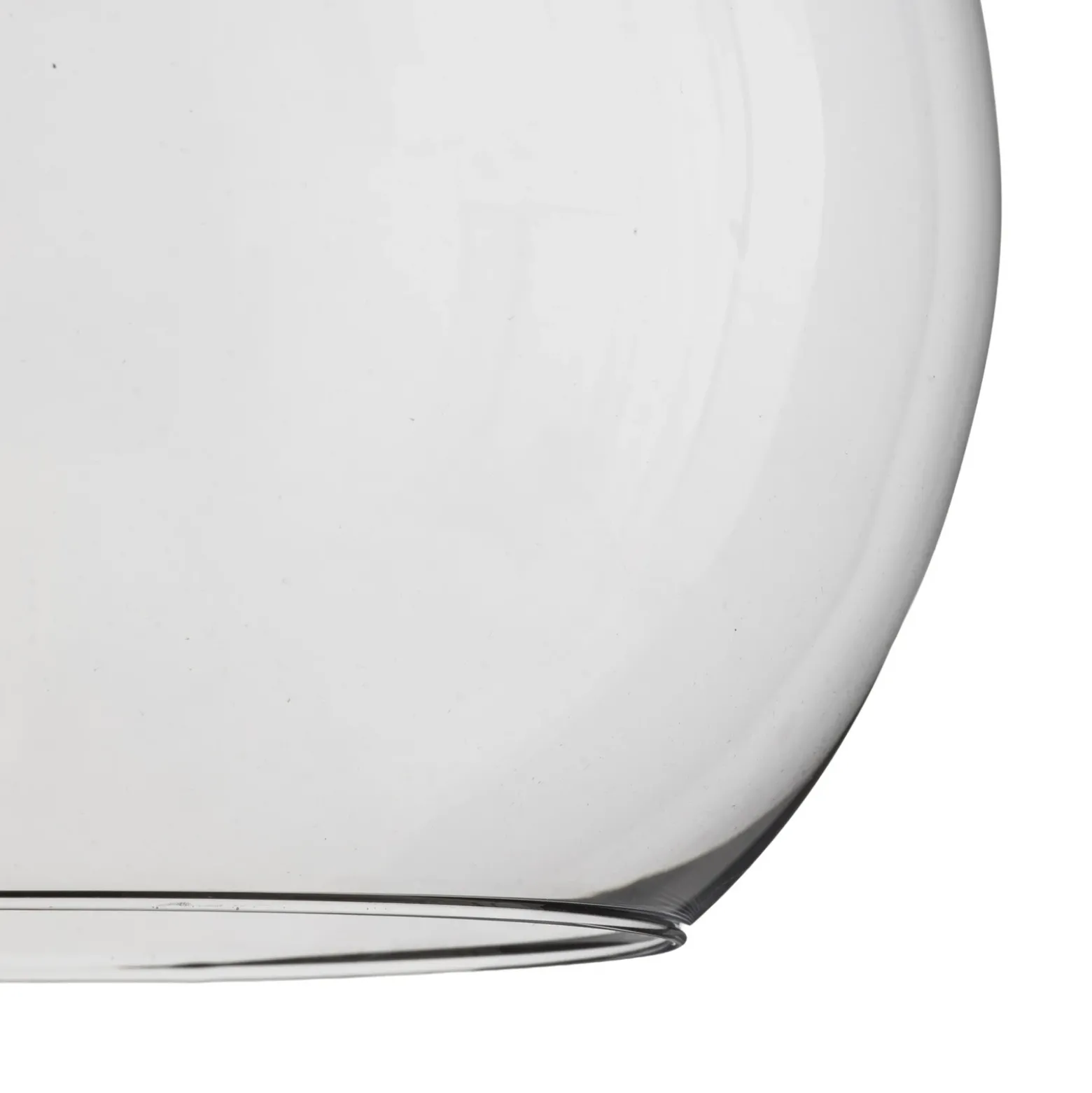 Lámpara colgante Cubus, transparente, cristal, Ø 30 cm, E27
