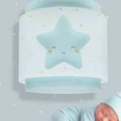 Lámpara colgante Dalber BABY DREAMS, azul