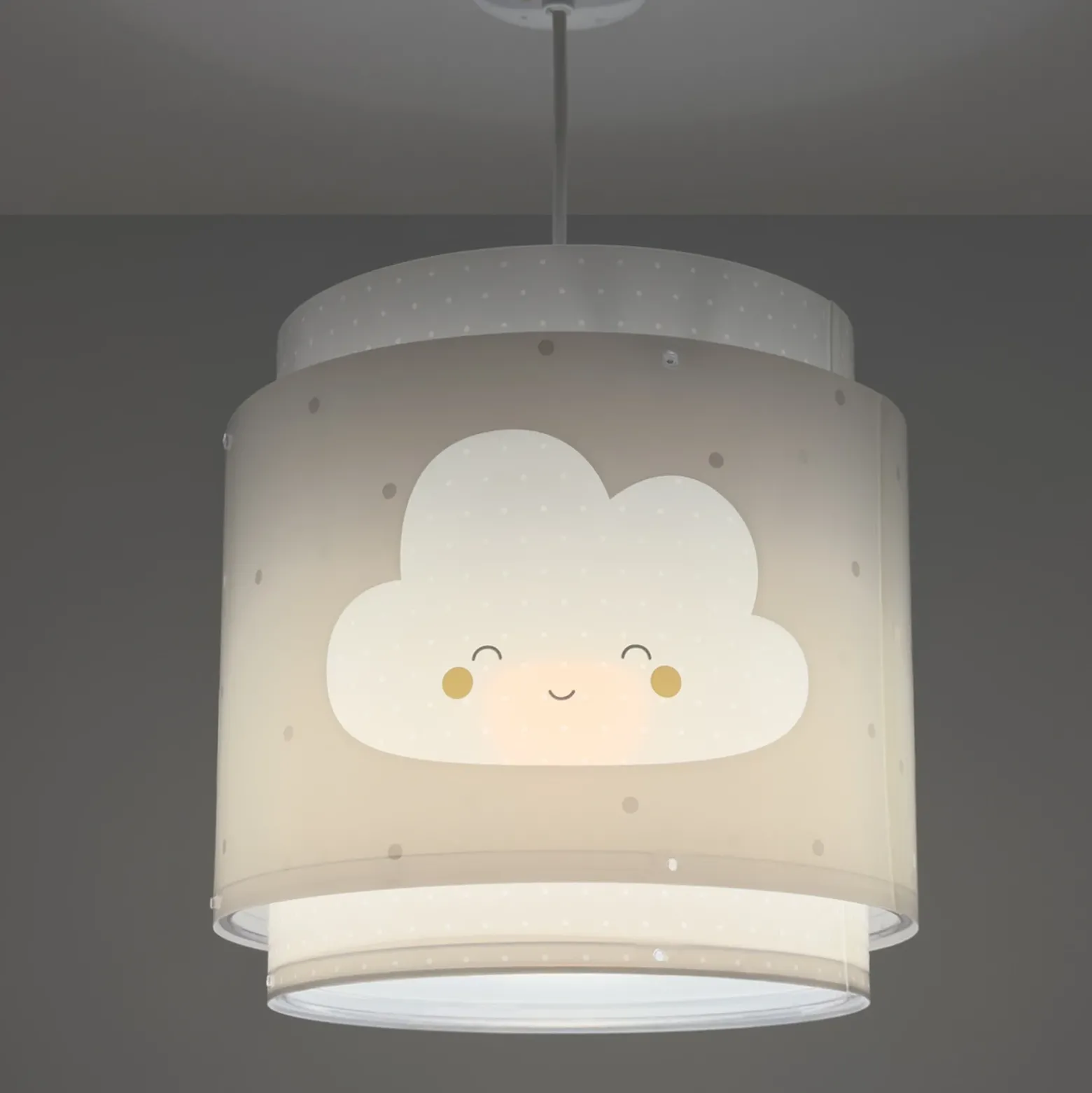 Lámpara colgante Dalber BABY DREAMS, gris