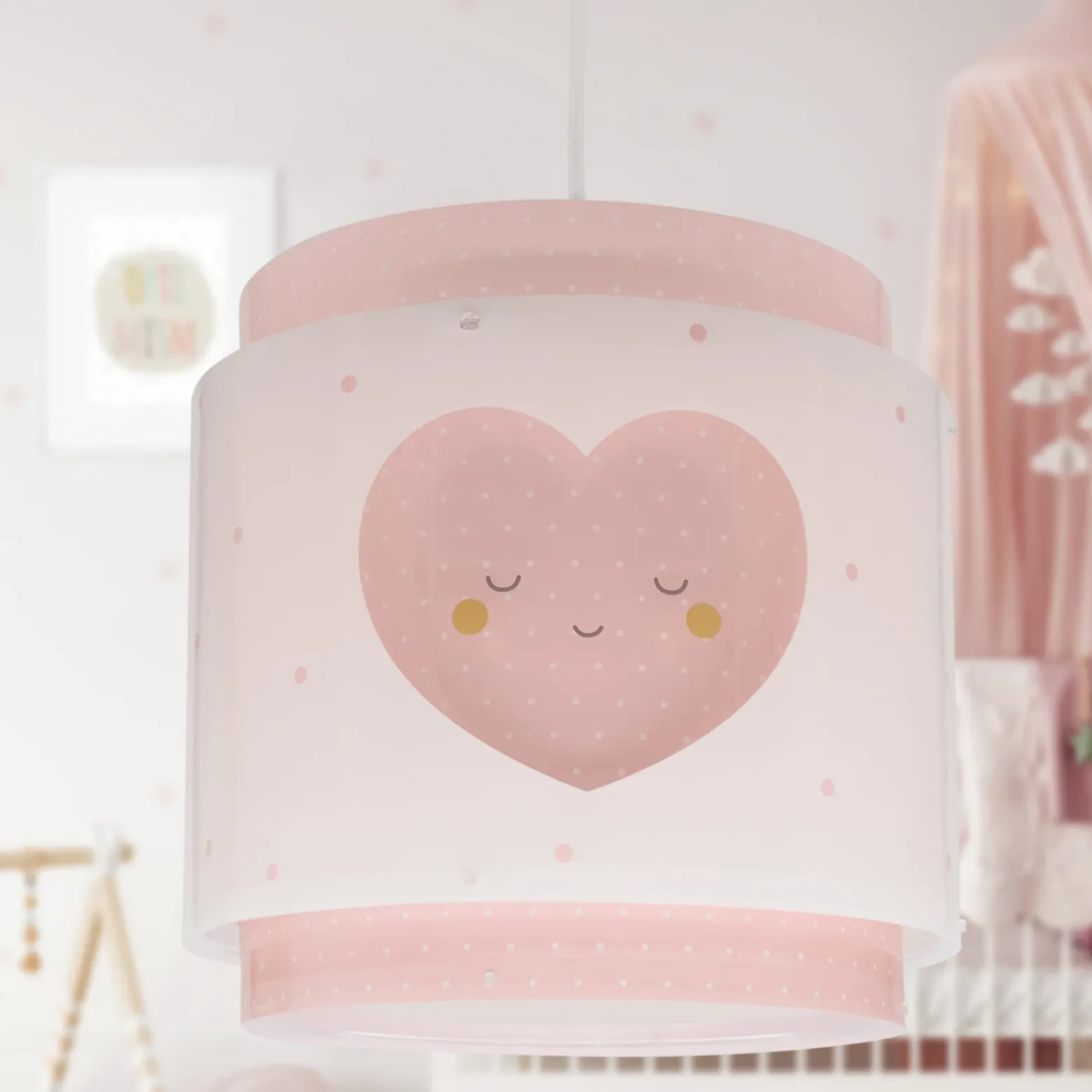 Lámpara colgante Dalber BABY DREAMS, rosa
