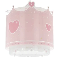 Lámpara colgante Dalber LITTLE QUEEN, rosa