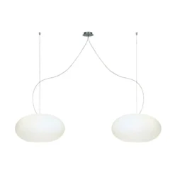 Lámpara colgante de diseño AIH 28 cm blanco mate