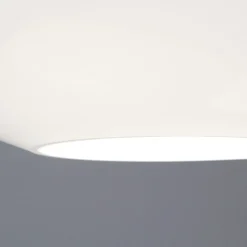 Lámpara colgante de diseño AIH 28 cm blanco mate