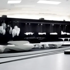 Lámpara colgante de diseño Slamp Avia S en blanco