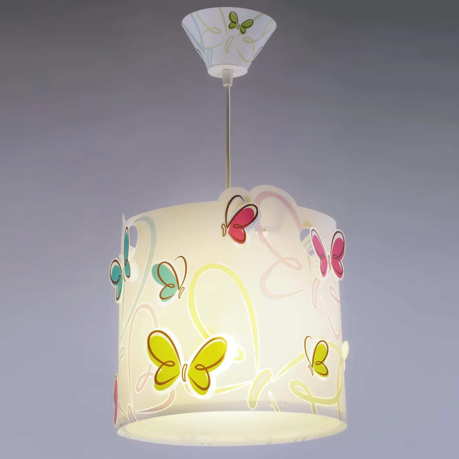 Lámpara colgante de estilo primaveral BUTTERFLY