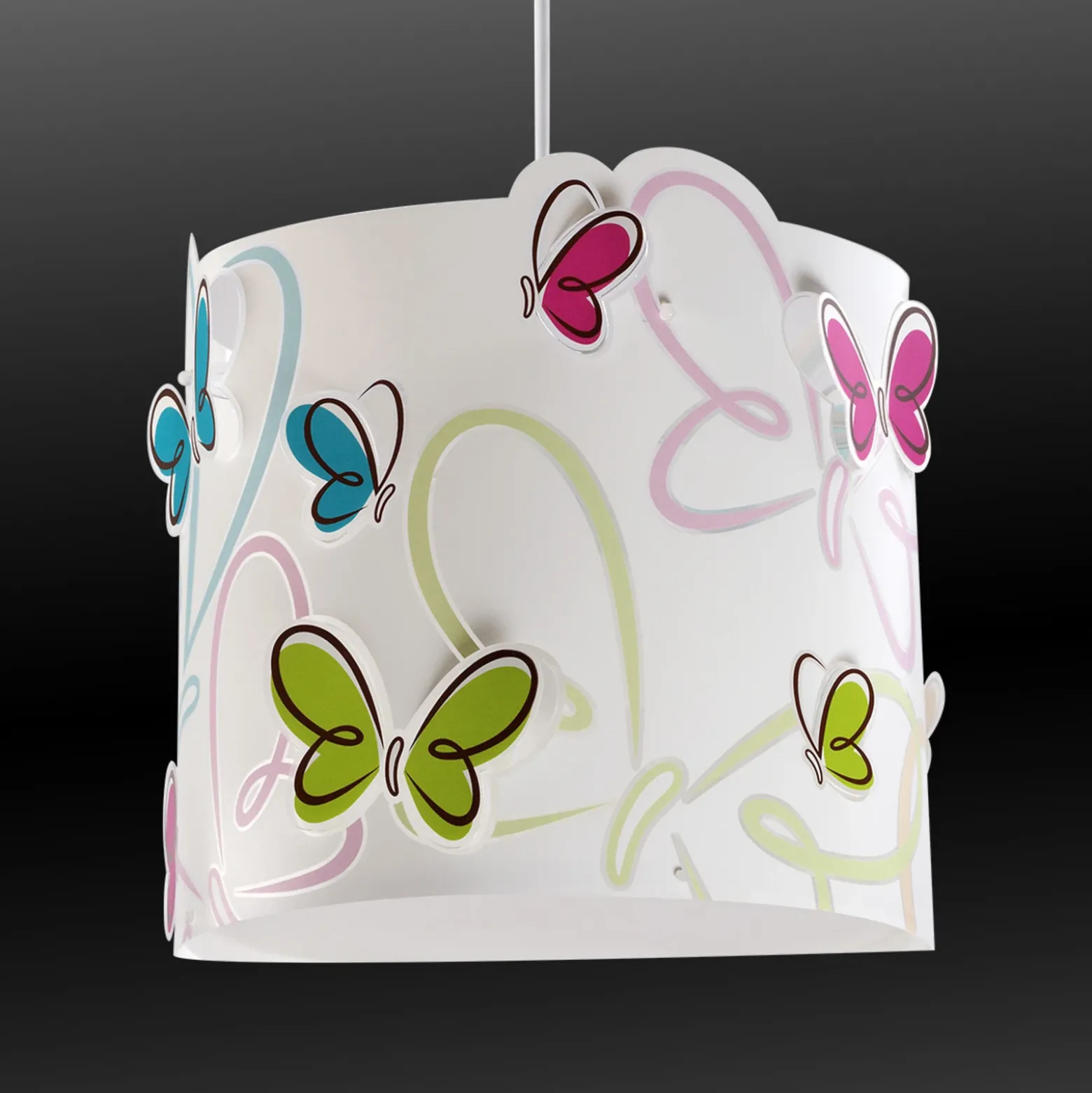 Lámpara colgante de estilo primaveral BUTTERFLY